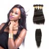 indian straight hair weave 2 bundles with 360 frontal